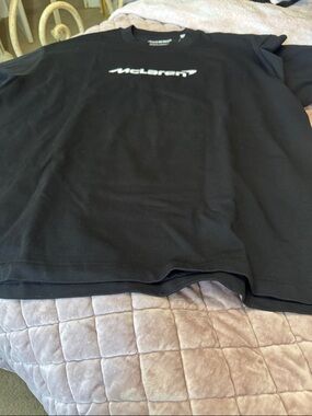 McLaren Black Logo Tee with great graphics